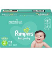 Pampers Baby Dry Diapers Size 2 112 Ct