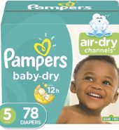 Pampers Baby Dry Diapers Size 5 78 Ct