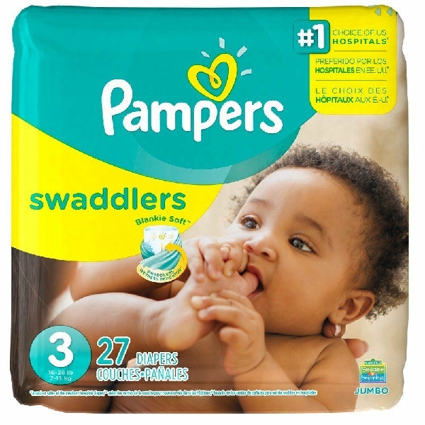 Pampers Swaddlers Size 3 Jumbo  26 Ct