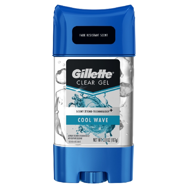 Gillette Clear Gel Cool Wave 3.8 Oz