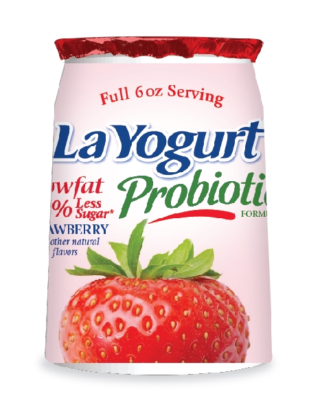 La Yogurt Original Lf Strawberry 6 Oz