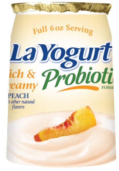 La Yogurt Rich & Creamy Peach 6 Oz