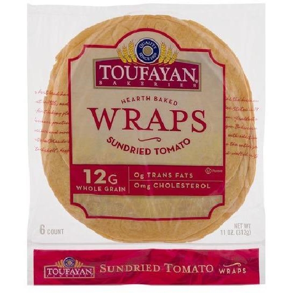 Toufayan Wrap Tomato Basil 10 Oz