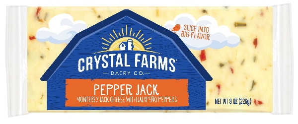 Crystal Farms Pepper Jack Chunks 7 Oz