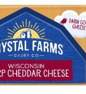 Crystal Farms Sharp Cheddar Ch 8 Oz