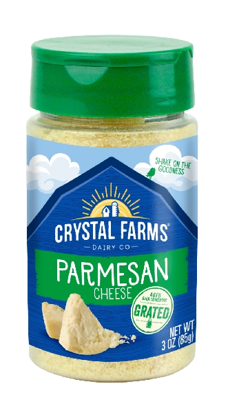 Crystal Farms Parmesan Cheese 3 Oz