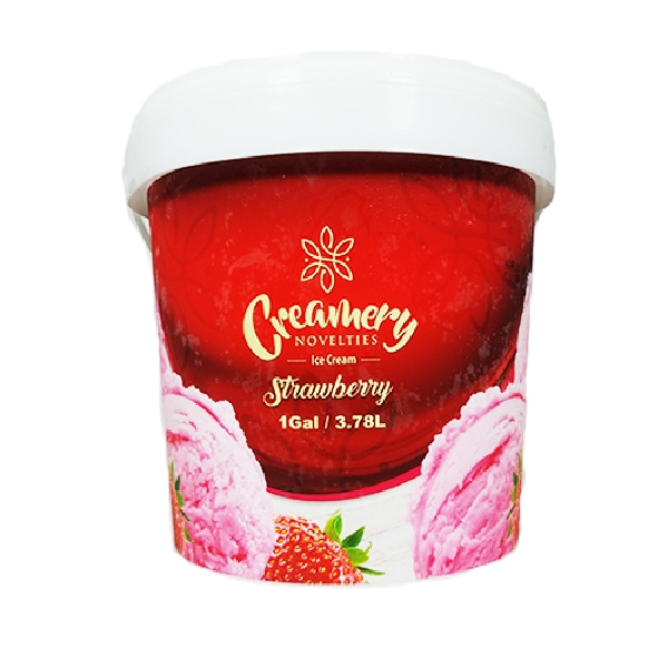Creamery Ice Cream Strawberry 3.78 L