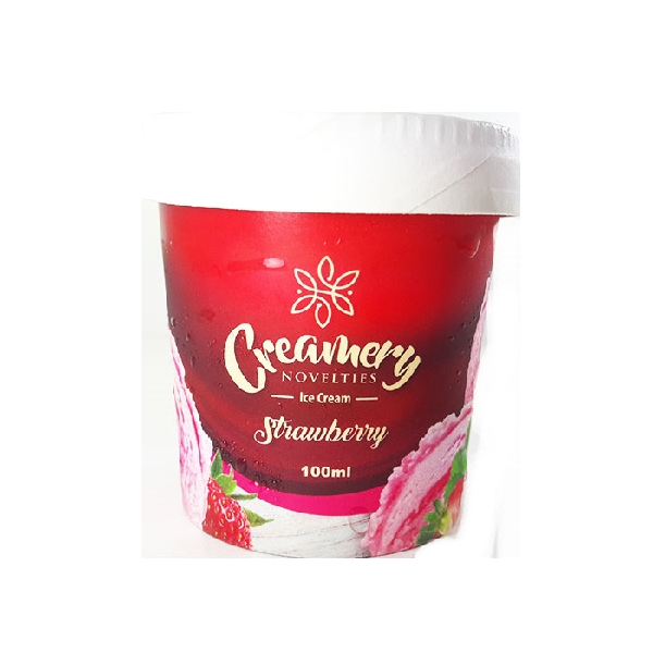 Creamery Ice Cream Strawberry 100 Ml