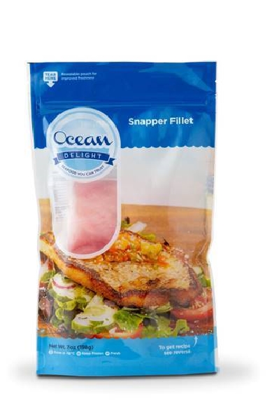 Ocean Delight Red Snapper  1.3lbs 2’s