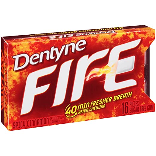Dentyne Fire Split 2 Fit Spicy Cinnamon