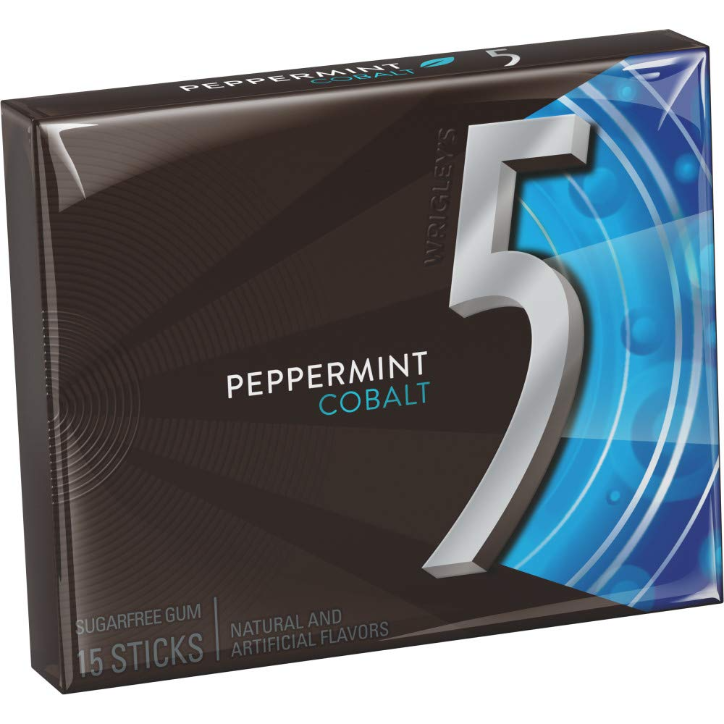 Wrigleys Five Sugar Free Cobalt  15 Ct