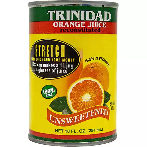 Trinidad Recon Orange Juice Unswt 284 Ml