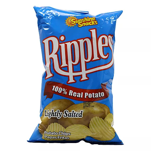 Sunshine Ripples Potato Chips 156 G