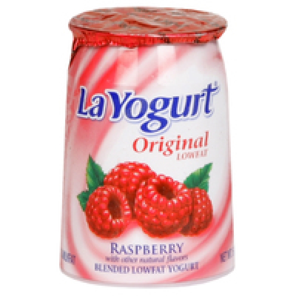 La Yogurt Original Lf Raspberry 6 Oz