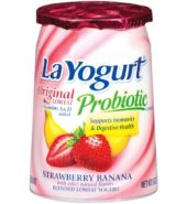 La Yogurt Original Lf Strawberry  Banana