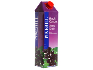 Pinehill Black Currant Juice W Spout 1 L