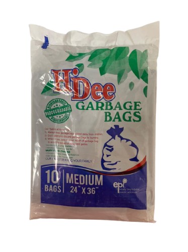 Hi Dee Garbage Bags 24 X 36 10 Ct