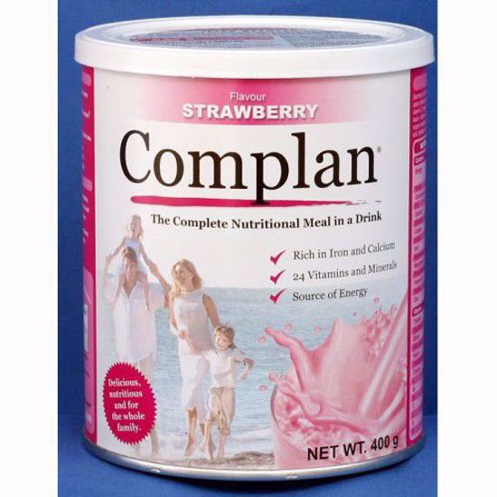 Complan Strawberry Tin 400 G
