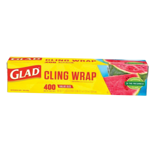 Glad Cling Wrap Value Size 400 Sq Ft