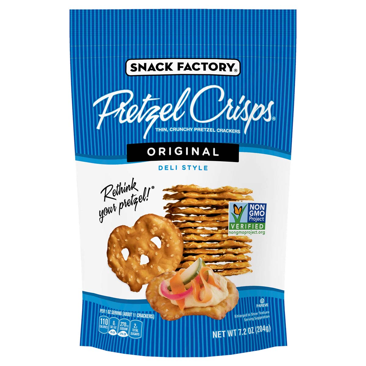 Snack Factory Pretzel Crisps Original De