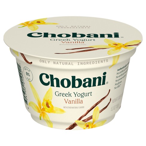 Chobani Vanilla Yogurt 5.3 Oz