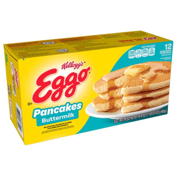 Kelloggs Eggo Pancakes Butterilk 12 Ct
