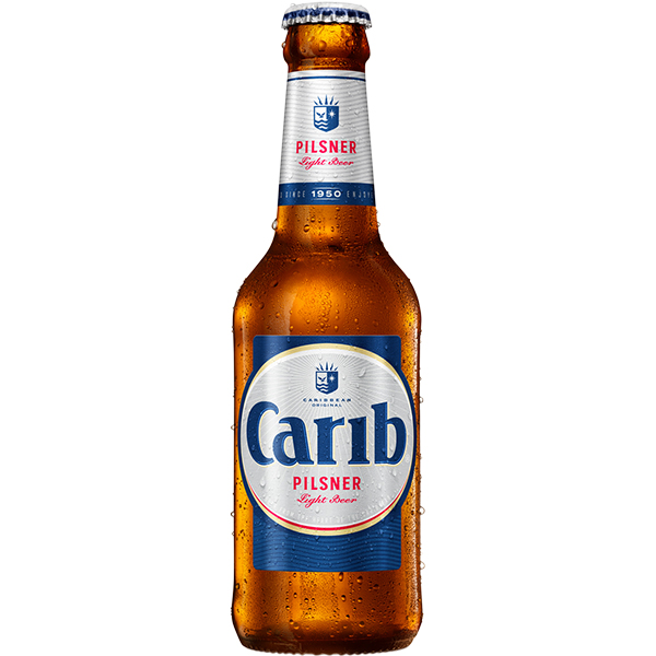 Carib Pilsner Light Beer Bottles 275 Ml