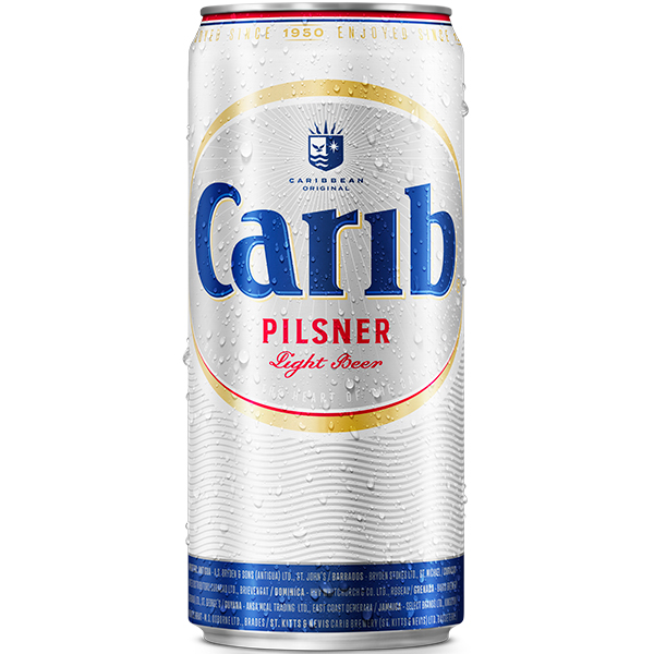 Carib Beer Pilsner Light Slim Can 295 Ml