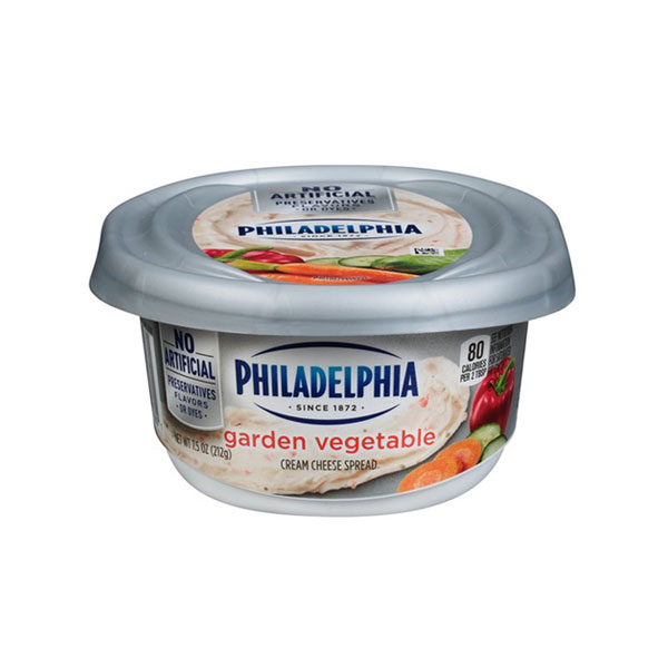 Kraft Soft Cream Cheese Garden Veg 8 Oz