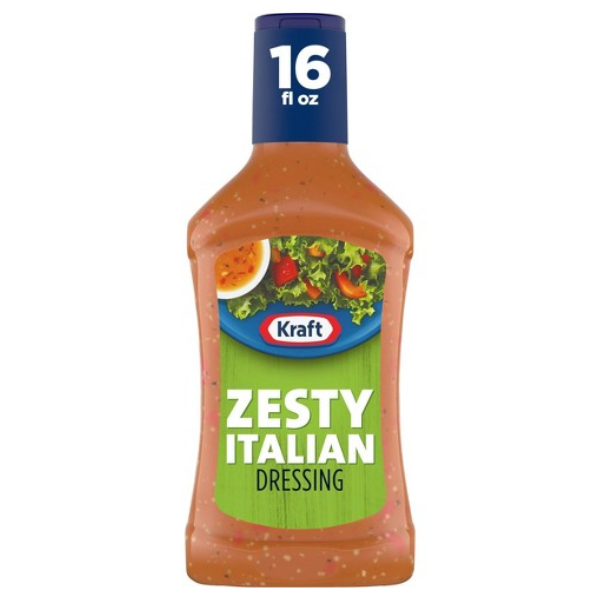 Kraft Zesty Italian 8 Oz