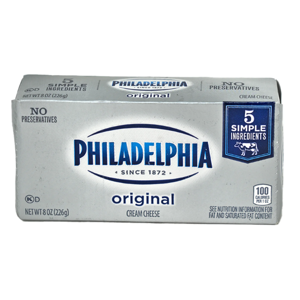 Kraft Brick Cream Cheese Plain 8 Oz